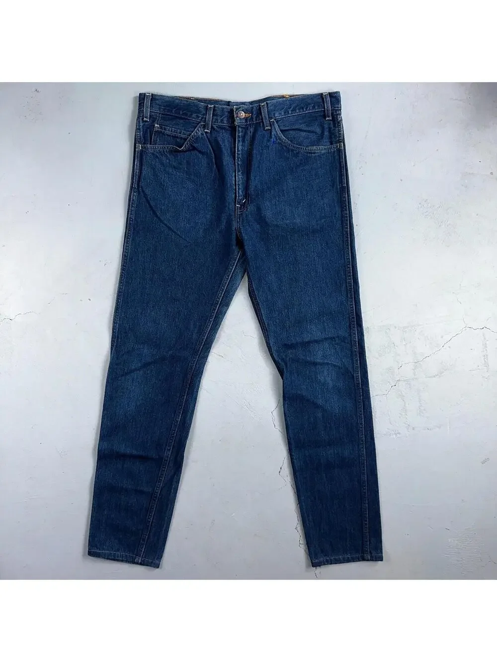Levis 605 Vintage LVC Orange Tab Slim Blue Med Wash Y2K 36x34 Jeans Act 36x32